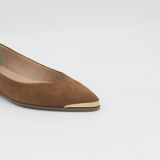 Providence slip-on loafers in brown suede womens shoes