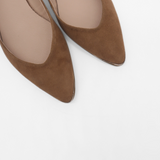 Providence slip-on loafers in brown suede womens shoes