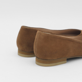 Providence slip-on loafers in brown suede womens shoes