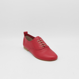 Stivali Maku oxford flats in red leather women's shoes