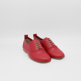 Stivali Maku oxford flats in red leather women's shoes