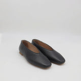 Stivali Essenza slip-on ballet flat in black leather