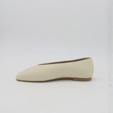 Stivali Essenza slip-on ballet flat in ivory leather