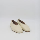 Stivali Essenza slip-on ballet flat in ivory leather