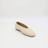 Stivali Essenza slip-on ballet flat in ivory leather