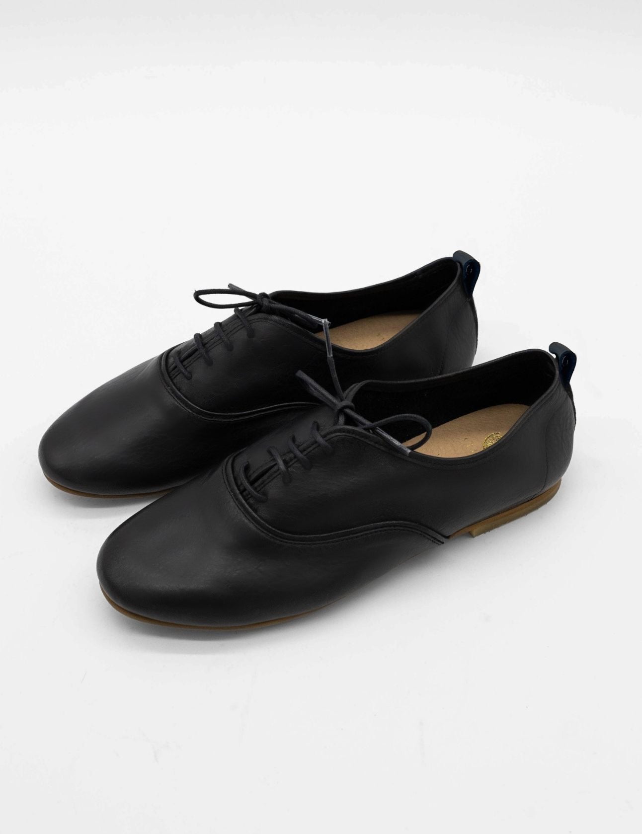womens black oxford dress shoes Stivali Maku oxford flats in black leather women's shoes – STIVALI NEW YORK