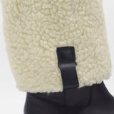 Aspen tall 2-in-1 convertible boots in black upper leather and shearling lining womens shoes