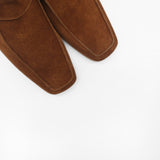 Awakening ankle boots in brown suede leather womens shoes