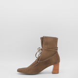 Awakening ankle boots in mocha suede leather womens shoes