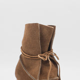 Awakening ankle boots in mocha suede leather womens shoes