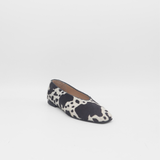 Stivali Essenza slip-on ballet flat black x white cowhide