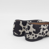 Stivali Essenza slip-on ballet flat black x white cowhide