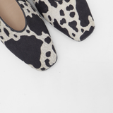Stivali Essenza slip-on ballet flat black x white cowhide