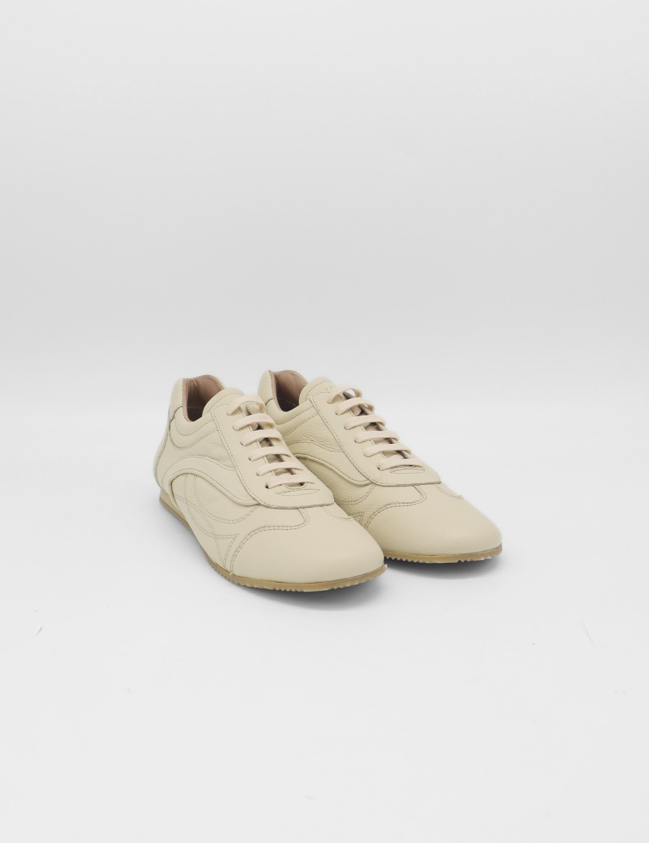 Stivali Agiata essential sneakers in ivory leather women's shoes