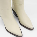 Stivali Eleganza knee-high boots in ivory leather