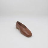 Stivali Essenza slip-on ballet flat in brown leather