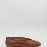 Stivali Essenza slip-on ballet flat in brown leather