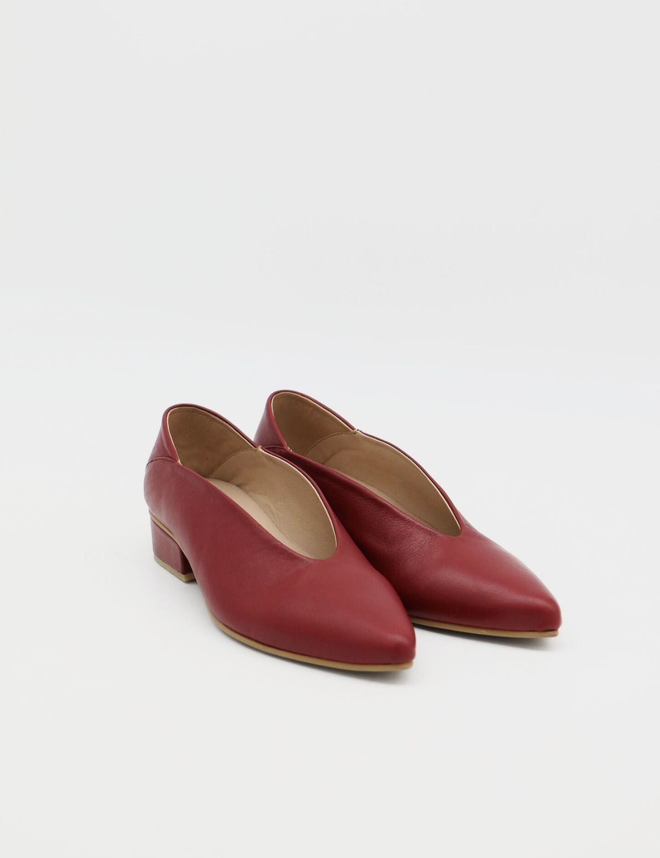 Stivali Lascito slip-on loafers in Burgundy leather 8 / Burgundy