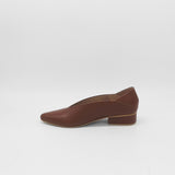 Louvre slip-on loafers in brown leather womens shoes