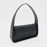 Independence medium shoulder purse in black leather women's bags