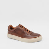 Martini sneakers in tan leather mens shoes