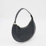 Confidence medium shoulder purse in black leather women's bags