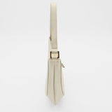 Confidence medium shoulder purse in off white leather women's bags