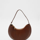 Confidence medium shoulder purse in brown leather women's bags