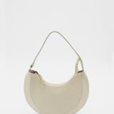 Confidence medium shoulder purse in off white leather women's bags