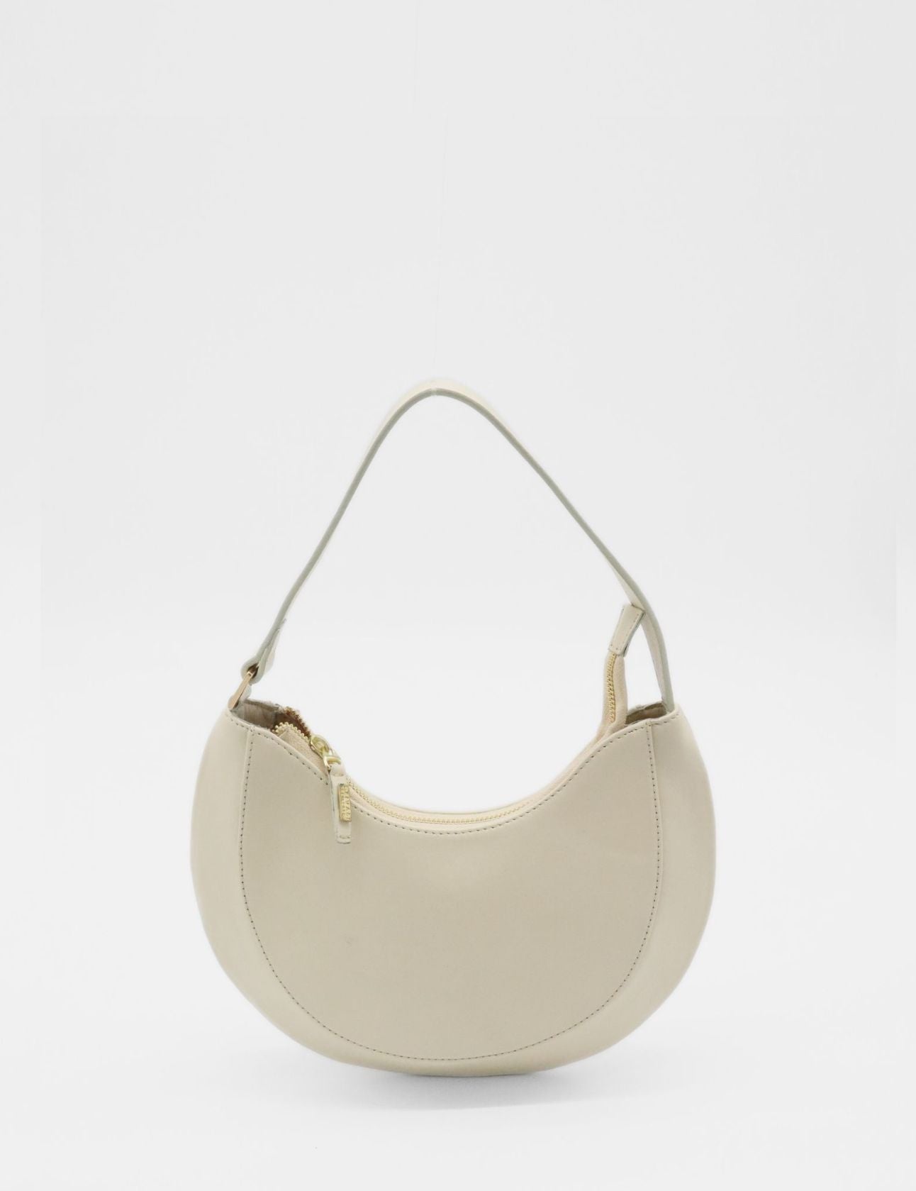 Confidence medium shoulder purse in off white leather women's bags