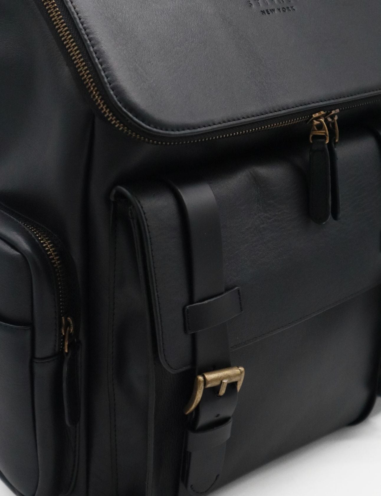 amway leather backpack Stivali Generosity large backpack in Black leather bags