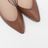 Providence slip-on loafers in brown leather womens shoes