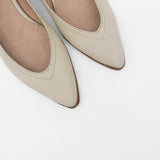 Providence slip-on loafers in ivory leather womens shoes