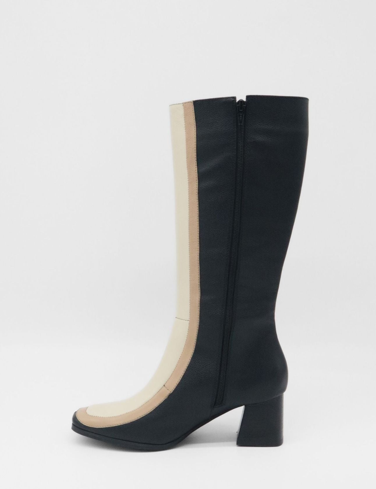 Knee High Boots Faux Leather Ankle Boots Monki Revival Knee High