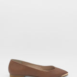 Providence slip-on loafers in brown leather womens shoes