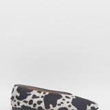 Stivali Essenza slip-on ballet flat black x white cowhide