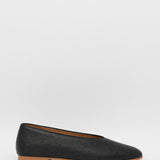 Stivali Essenza slip-on ballet flat in black leather