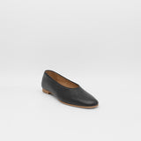 Stivali Essenza slip-on ballet flat in black leather