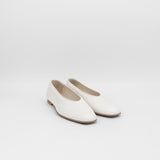 Stivali Essenza slip-on ballet flat in ivory leather