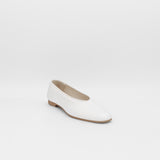 Stivali Essenza slip-on ballet flat in ivory leather