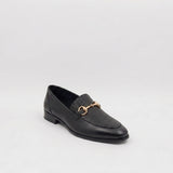 Stivali Gentilezza loafers in black croc embossed leather