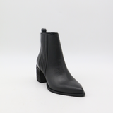 Stagecoach western inspired chelsea booties in black leather