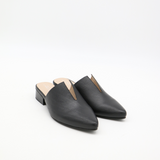 Pijao mules sandals in black leather womens shoes